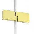 New Trendy Eventa kabina kwadratowa 1000x1000x2000 mm gold shine