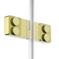 New Trendy Eventa kabina kwadratowa 1000x1000x2000 mm gold shine