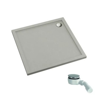 Schedpol Caspar New cement stone brodzik kwadratowy 90x90cm