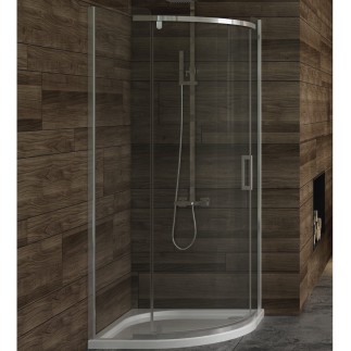 New Trendy New Komfort kabina półokrągła 800x800x1950 mm chrom