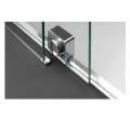 Deante Prizma ścianka prysznicowa przesuwna walk-in chrom 140 x 195 cm