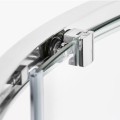 New Trendy New Maxima U kabina asymetryczna 1000x800x1950 mm chrom