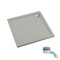 Schedpol Caspar New cement stone brodzik kwadratowy 80x80cm