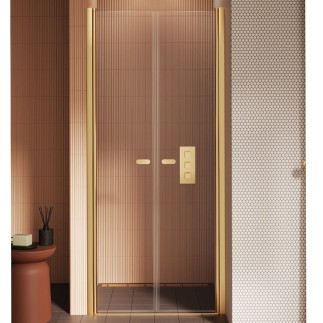 New Trendy New Soleo drzwi wnękowe U 1200x1950 mm gold brushed