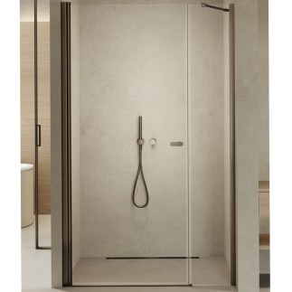 New Trendy New Soleo drzwi wnękowe U 1000x1950 mm gunmetal brushed