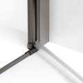 New Trendy New Soleo drzwi wnękowe U 1100x1950 mm gunmetal brushed