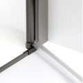 New Trendy New Soleo drzwi wnękowe 900x1950 mm gunmetal brushed