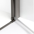 New Trendy New Soleo drzwi wnękowe U 1000x1950 mm gunmetal brushed