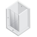 New Trendy New Soleo drzwi wnękowe U 900x1950 mm gunmetal brushed