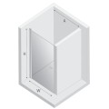 New Trendy New Soleo drzwi wnękowe U 900x1950 mm gold brushed