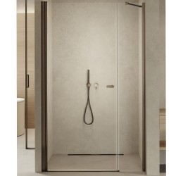 New Trendy New Soleo drzwi wnękowe U 1400x1950 mm gunmetal brushed