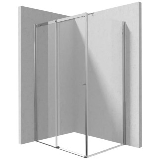 Deante Kerria Plus kabina prysznicowa drzwi przesuwne prostokątna 100x90 chrom