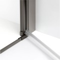 New Trendy New Soleo drzwi wnękowe U 1400x1950 mm gunmetal brushed