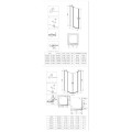 Deante Kerria plus kabina prysznicowa kwadratowa chrom 90x90