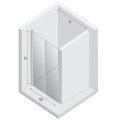 New Trendy New Soleo drzwi wnękowe 1000x1950 mm chrom