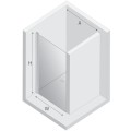 New Trendy New Soleo drzwi wnękowa 700x1950 mm chrom