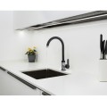 Invena Iron bateria zlewozmywakowa czarny inox