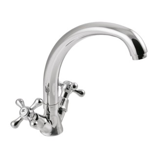 Invena Roma bateria zlewozmywakowa chrom