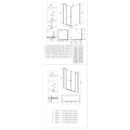 Deante Kerria plus kabina prysznicowa nero 80x80