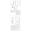 Deante Kerria plus kabina prysznicowa nero 90x90