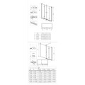 Deante Kerria plus kabina prysznicowa nero 90x90