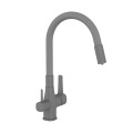 Invena Glamour bateria zlewozmywakowa szary