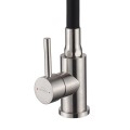 Invena SIlva bateria zlewozmywakowa czarny inox