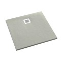 Schedpol Kalait cement stone brodzik kwadratowy 80x80cm