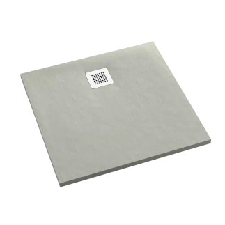Schedpol Kalait cement stone brodzik kwadratowy 90x90cm