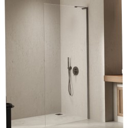 New Trendy Nesta kabina walk-in U 1000x2000 mm gunmetal brushed