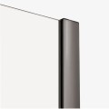 New Trendy Smart kabina walk-in U 1300x2000 mm gunmetal brushed