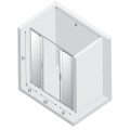New Trendy Smart drzwi wnękowe U 1800x2000 mm gunmetal brushed