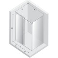 New Trendy Softi kabina prostokątna 1000x800x2000 mm chrom
