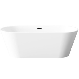 Invena Limnos wanna wolnostojąca + syfon czarny