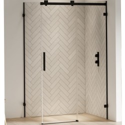 New Trendy Softi kabina prostokątna 1000x800x2000 mm black