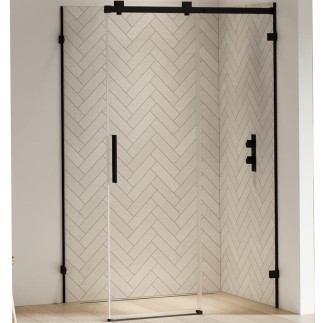 New Trendy Softi kabina prostokątna 1000x800x2000 mm black