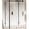 New Trendy Softi kabina prostokątna przyścienna 1200x900x2000 mm black