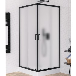 New Trendy Suvia kabina kwadratowa U 800x800x1850 mm black