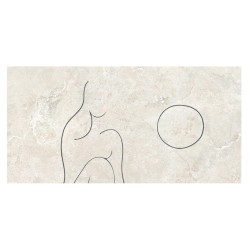 Tubądzin Teris soft line E dekor gresowy ścienny 119,8x59,8x0,8cm