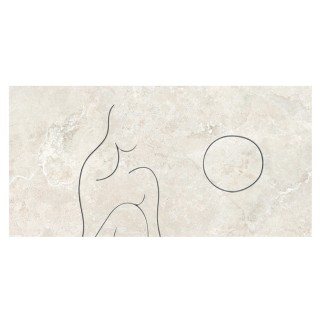 Tubądzin Teris soft line E dekor gresowy ścienny 119,8x59,8x0,8cm