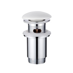 Invena korek click clack ceramiczny uniwersalny biały