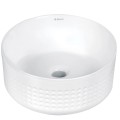 Deante umywalka Silia Hexa 36 cm asymetryczna okrągła