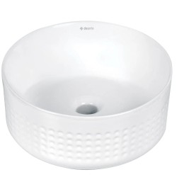 Deante umywalka Silia Hexa 36 cm asymetryczna okrągła