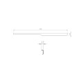 Elita Soho uchwyt 100 cm czarny mat