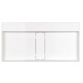 Deante umywalka Blur alabaster 80x40 z maskownicą