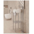 Deante konsola łazienkowa stojąca Silia 36cm stal szczotkowana
