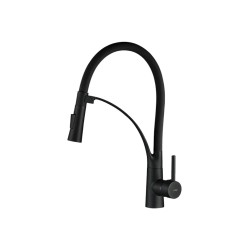 Kuchinox Olor bateria zlewozmywakowa stojąca z wylewką U czarna