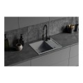 Kuchinox Loco bateria zlewozmywakowa stojąca, sprężyna czarny