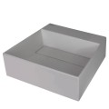 Deante umywalka Correo granit szary metalik z maskownicą 40x40 cm