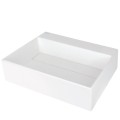 Deante umywalka Correo granit alabaster z maskownicą 50x40 cm